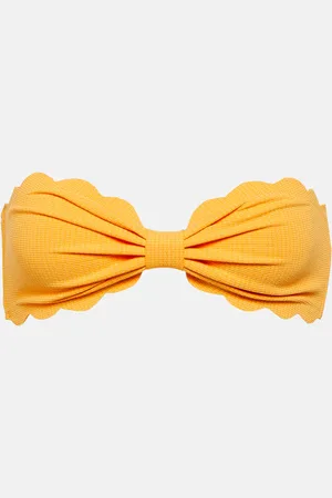 Marysia Antibes scalloped bandeau bikini top