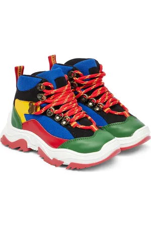 Stella McCartney Colorblocked high-top sneakers