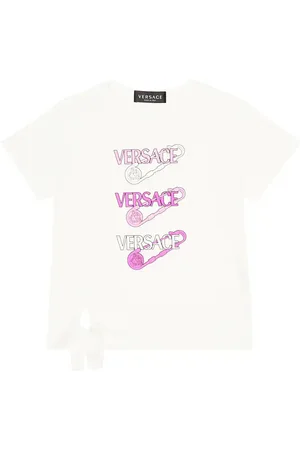 VERSACE Logo cotton T-shirt