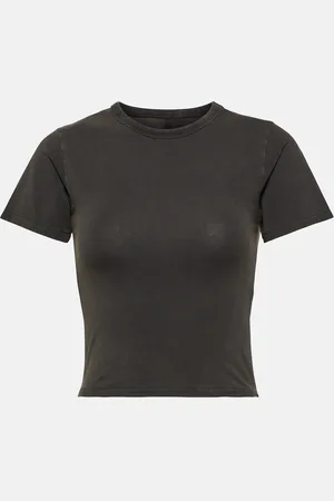 Entire Studios Cropped cotton jersey top