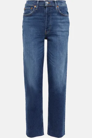 RE/DONE High-rise straight jeans