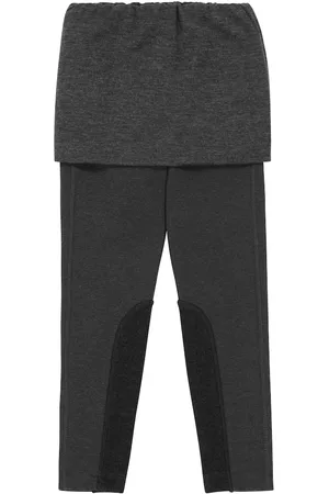 Brunello Cucinelli Cotton-blend jersey skirt and leggings