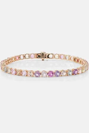 BUCHERER FINE JEWELLERY Essentials RiviÃ¨re 18kt rose gold bracelet with sapphires