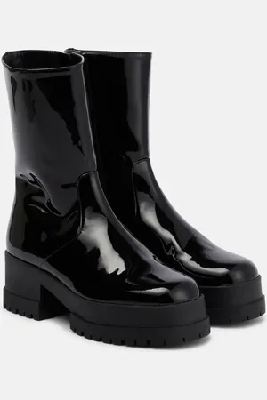 Robert Clergerie Wilmer patent leather ankle boots