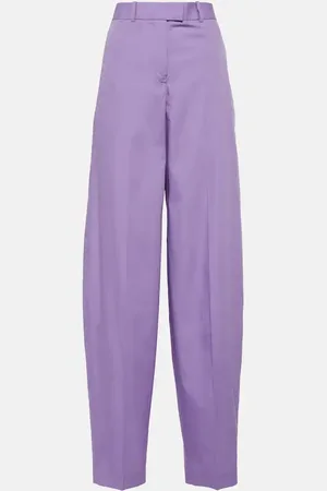 The Attico Jagger high-rise wide-leg pants