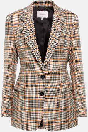 Dorothee Schumacher Modern Heritage checked single-breasted blazer