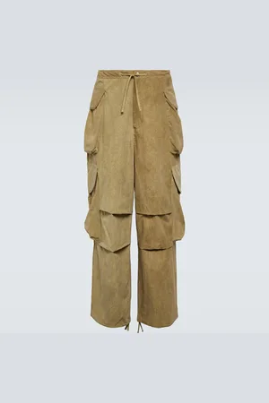 Entire Studios Bleached cotton-blend cargo pants