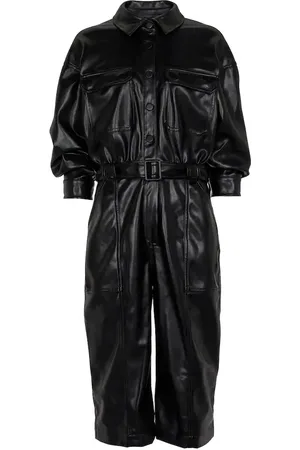 Simkhai Kayley faux leather jumpsuit