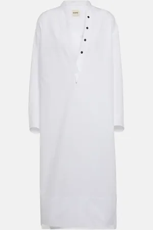 Khaite Brom cotton midi dress