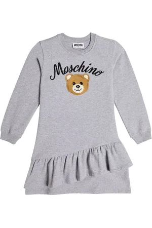 Moschino Teddy Bear cotton-blend sweatshirt dress