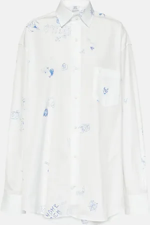 Vetements Printed cotton shirt