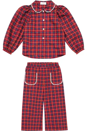 PAADE Checked cotton pajamas