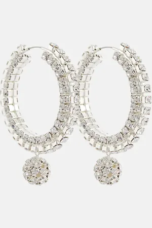 MAGDA BUTRYM Embellished hoop earrings