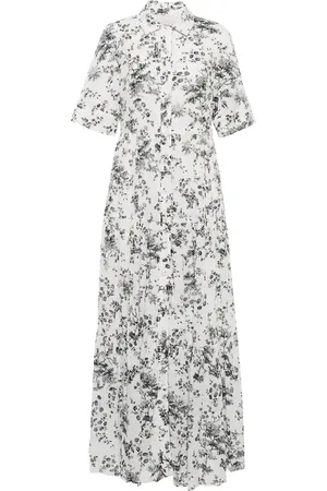 Erdem Kate floral cotton maxi dress