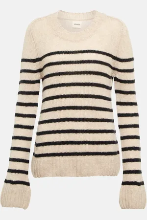 Khaite Tilda striped cashmere sweater