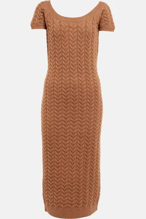 Max Mara Caramba wool and cashmere-blend dress