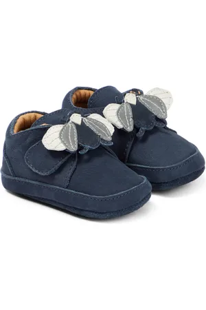 Donsje Baby Niek appliquÃ© leather booties