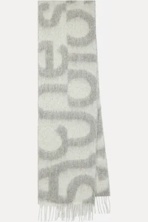 Acne Studios Logo wool-blend scarf