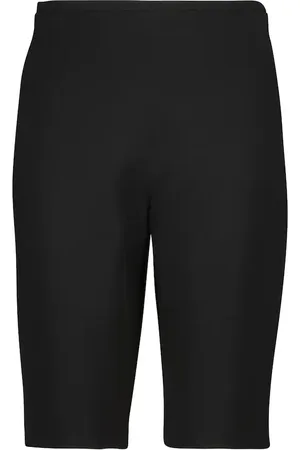 VALENTINO Stretch wool and silk-blend biker shorts