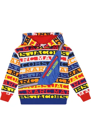 Marc Jacobs Logo striped hoodie