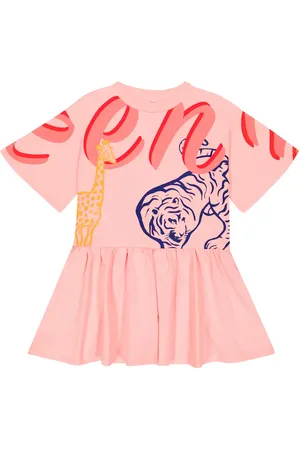 Kenzo Printed cotton jersey dress