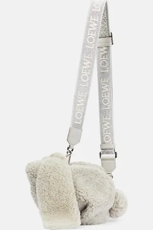 Loewe Bunny Small shearling shoulder bag