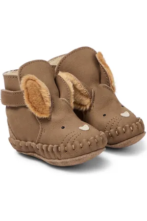 Donsje Baby Kapi Squirrel nubuck booties