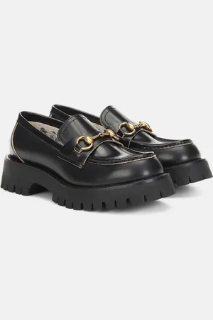 Gucci Horsebit embroidered leather loafers