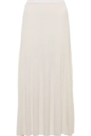 GABRIELA HEARST Meda silk and cashmere midi skirt