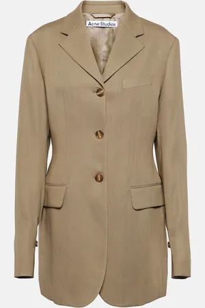 Acne Studios Jolcie single-breasted wool-blend blazer