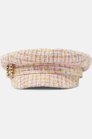 Roger Vivier BouclÃ© newsboy cap