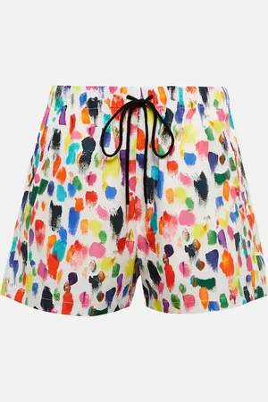 Christopher Kane Printed cotton shorts