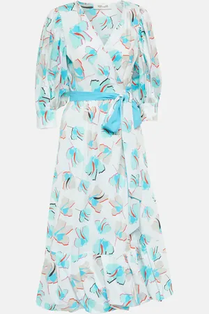 Diane von Furstenberg Roxanna wrap midi dress