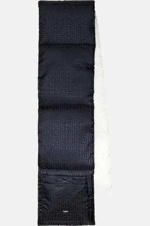 Balmain Padded monogram scarf