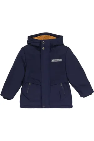 Moschino Logo cotton-blend parka