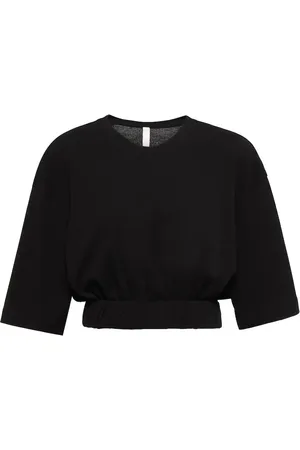 DION LEE Cropped cotton T-shirt