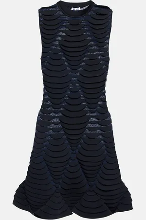 Alaïa AlaÃ¯a 3D-knit minidress