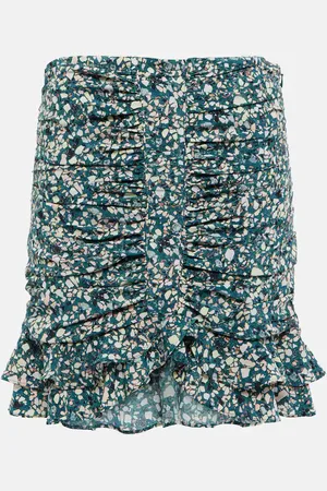 Isabel Marant Milendi silk-blend miniskirt