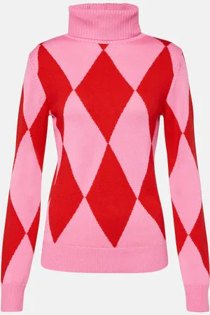 Perfect Moment Intarsia wool turtleneck sweater