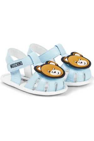 Moschino Baby Teddy Bear leather sandals