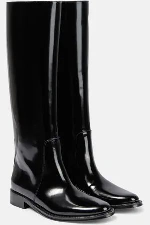 Saint Laurent Hunt leather knee-high boots