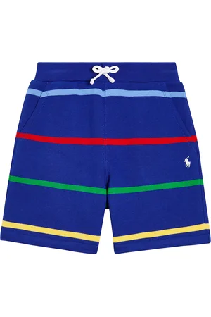 Ralph Lauren Printed cotton-blend fleece shorts
