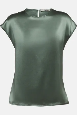 ASCENO Dasha silk top