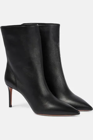 Aquazzura Matignon 75 leather ankle boots