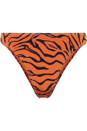 Reina Olga Selvaggia tiger-print bikini bottoms