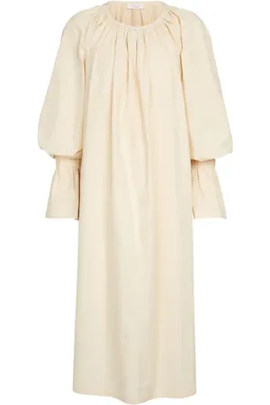 Deveaux New York Aurora oversized cotton midi dress