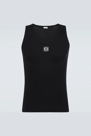 Loewe Anagram cotton-blend tank top