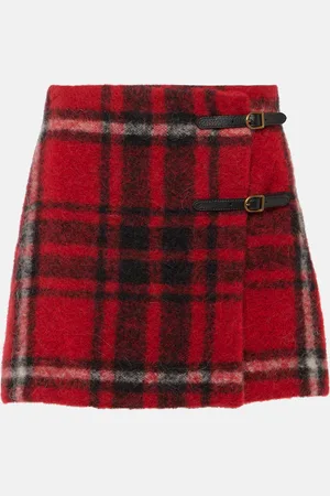 Ralph Lauren Plaid wrap skirt