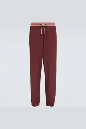 RANRA Hlaup cotton-blend sweatpants