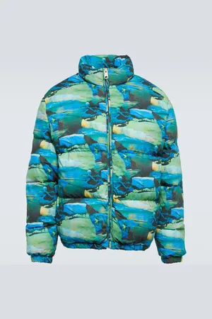 ERL Quilted printed down jacket